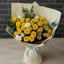 Букет цветов из:  Розы #REPLACE_PRED# Новохаритоново