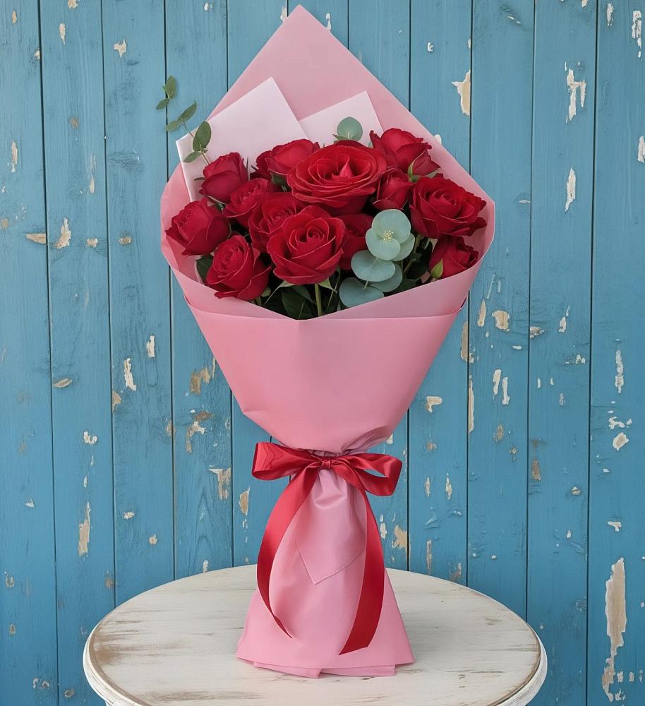 Букет цветов из: Розы в Новохаритоново