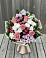 Букет цветов из: Альстромерии, Гвоздики, Розы и Хризантемы в Новохаритоново