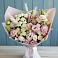 Букет цветов из: Альстромерии и Розы в Новохаритоново