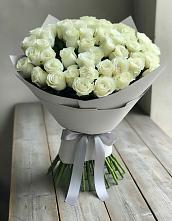 Букет 35 Белых роз в Новохаритоново