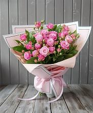 Букет Розовый кустик #REPLACE_PRED# Новохаритоново