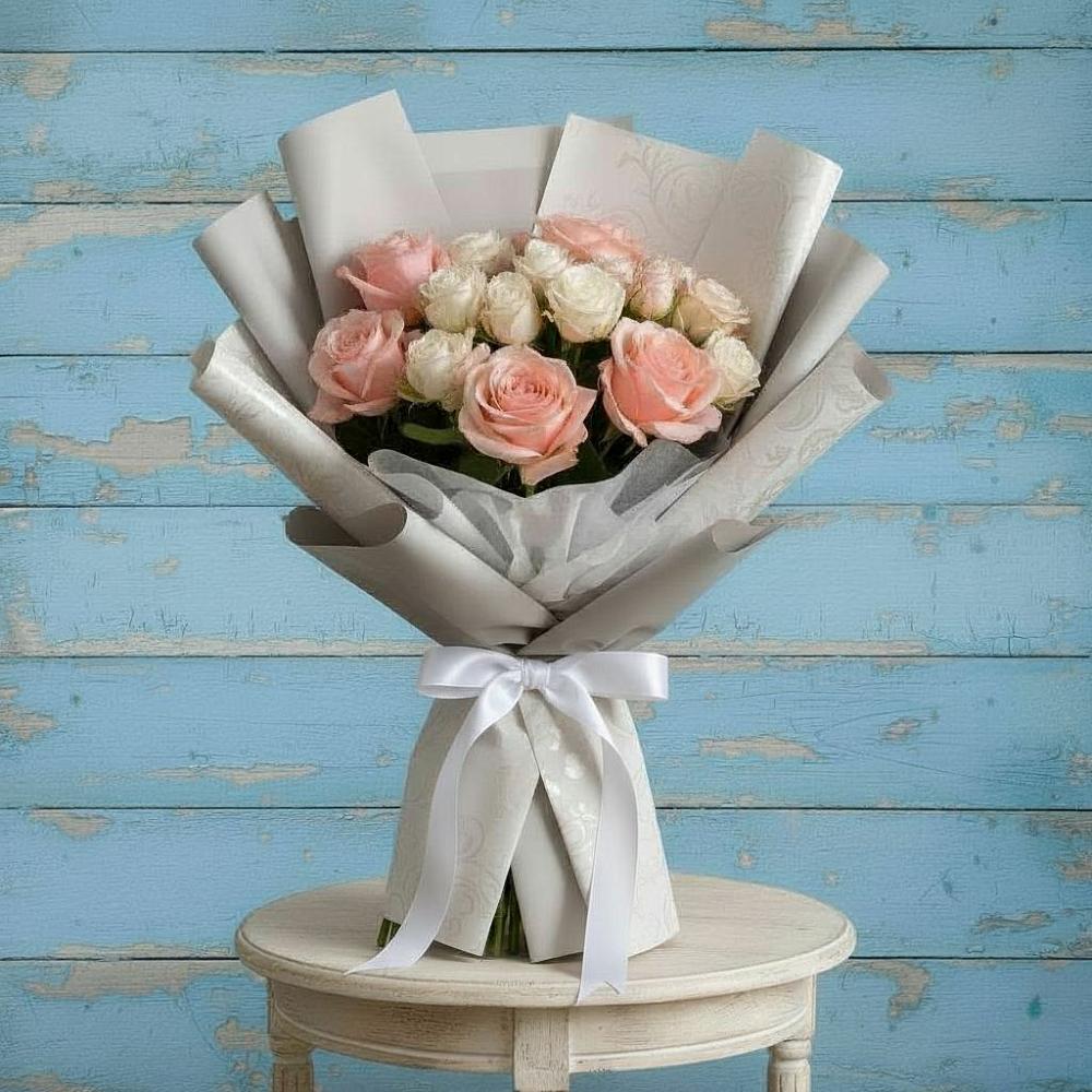 Букет цветов из: Розы в Новохаритоново
