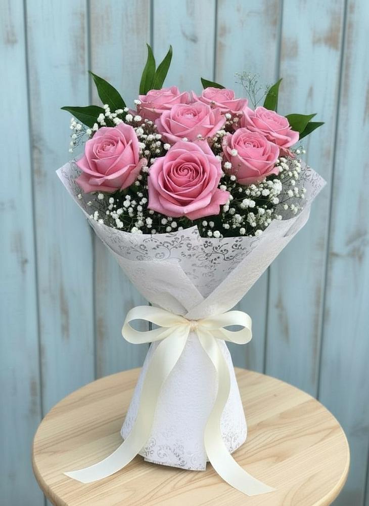 Букет цветов из: Розы в Новохаритоново