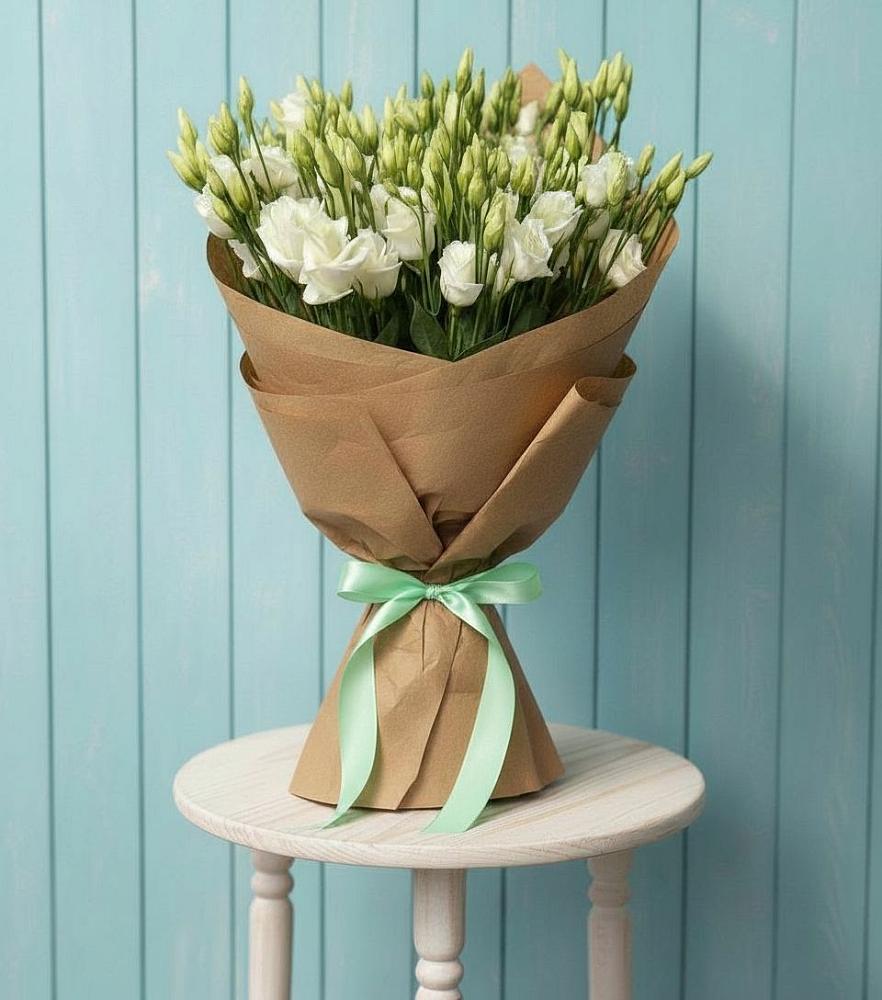 Букет цветов из: Лизиантусы в Новохаритоново