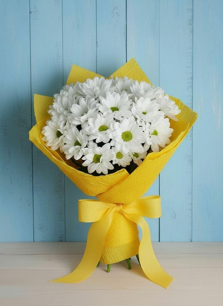 Букет цветов из: Хризантемы в Новохаритоново