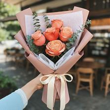Букет цветов из:  Розы в Новохаритоново