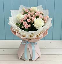 Букет цветов из:  Розы в Новохаритоново