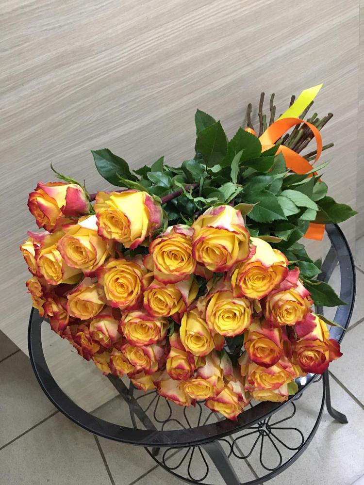 Букет Желтые розы в Новохаритоново