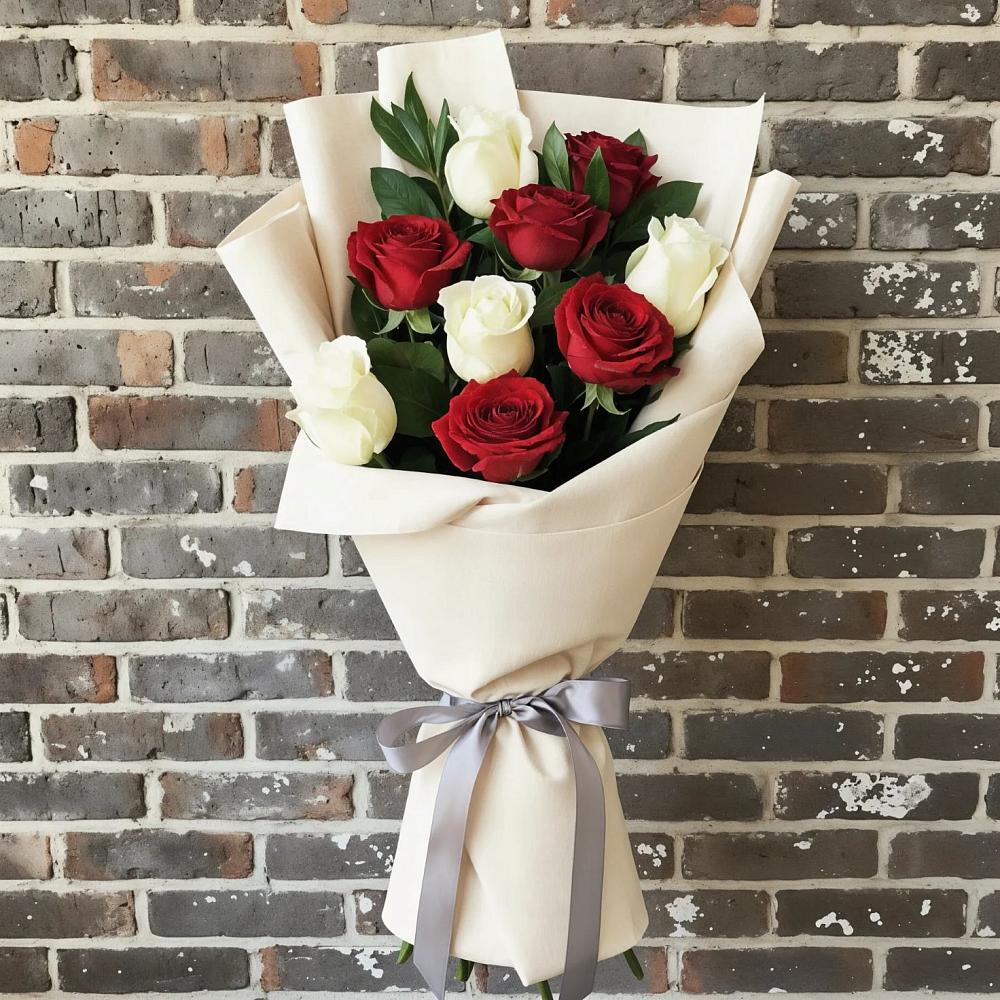 Букет цветов из: Розы в Новохаритоново