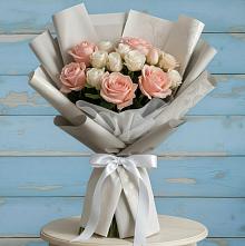 Букет цветов из:  Розы #REPLACE_PRED# Новохаритоново