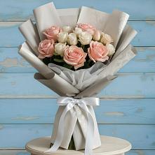Букет цветов из:  Розы в Новохаритоново
