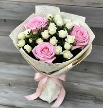 Букет цветов из:  Розы в Новохаритоново