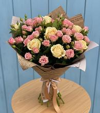 Букет цветов из:  Розы в Новохаритоново