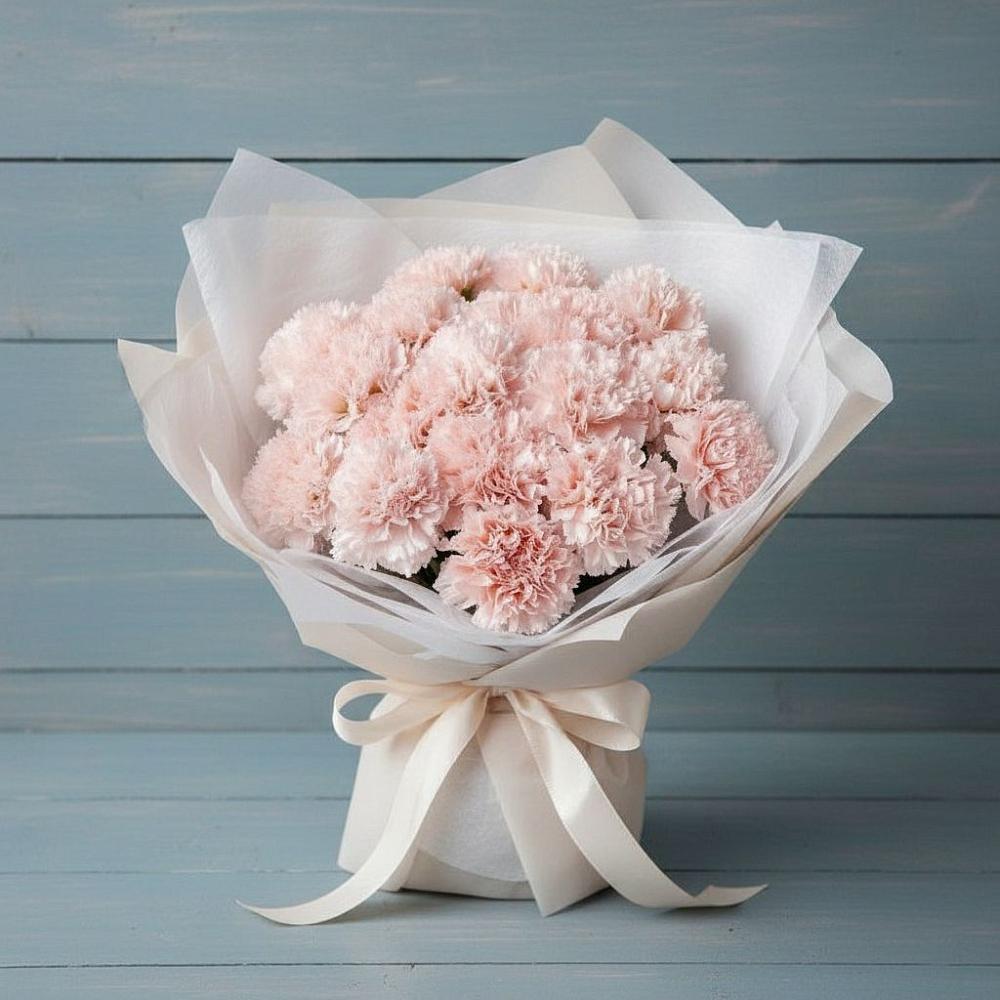 Букет цветов из: Гвоздики в Новохаритоново