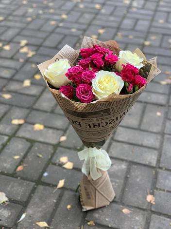 Букет цветов из: Розы в Новохаритоново