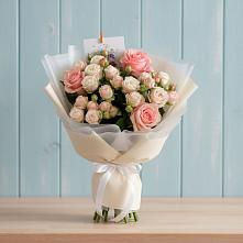 Букет цветов из:  Розы в Новохаритоново